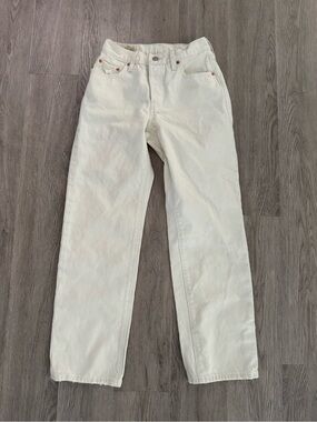 Levi’s Genuine Quality Cream Denim Jeans